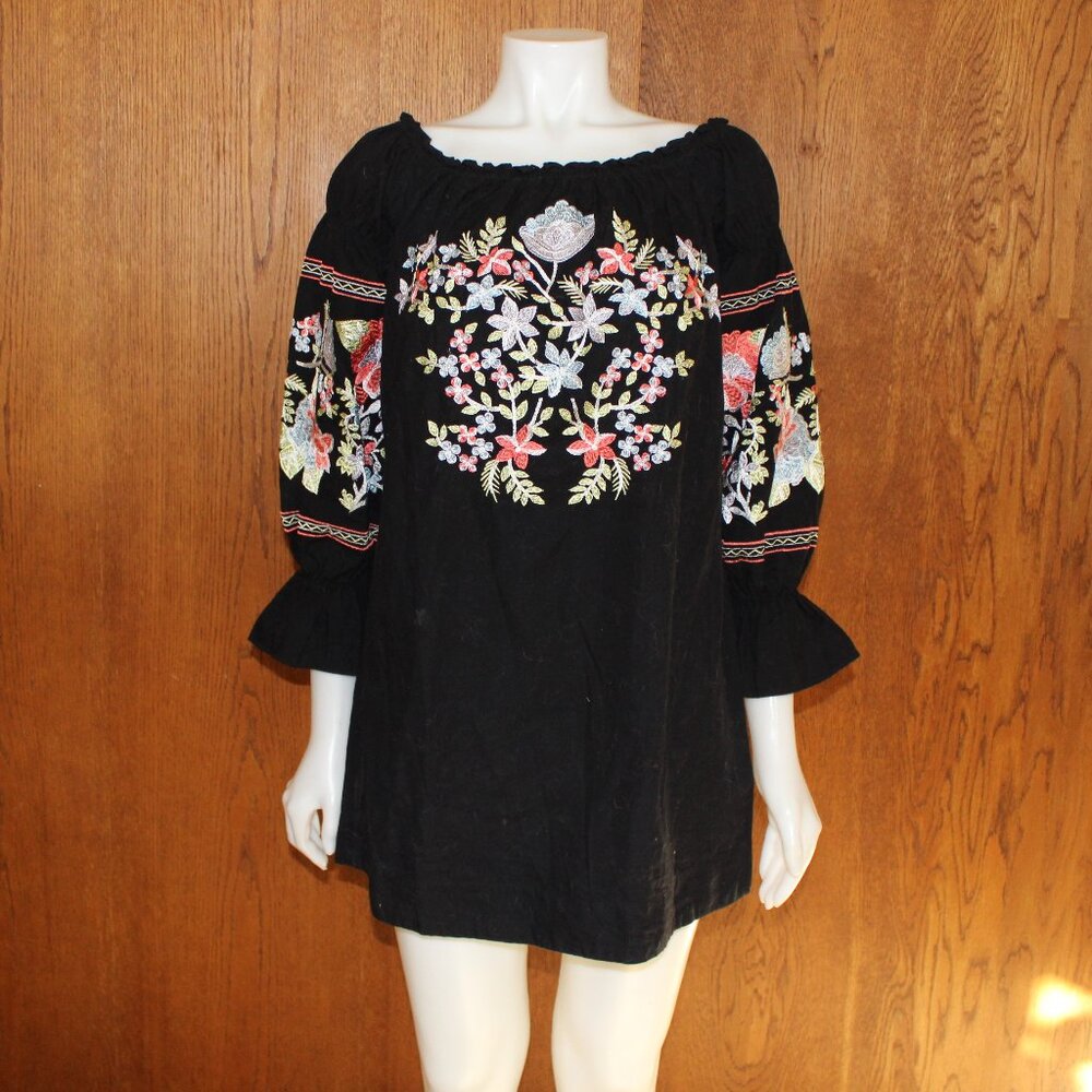🎉3xHP🎉Free People Fleur Du Jour Enchanted Garden Boho Mini Dress